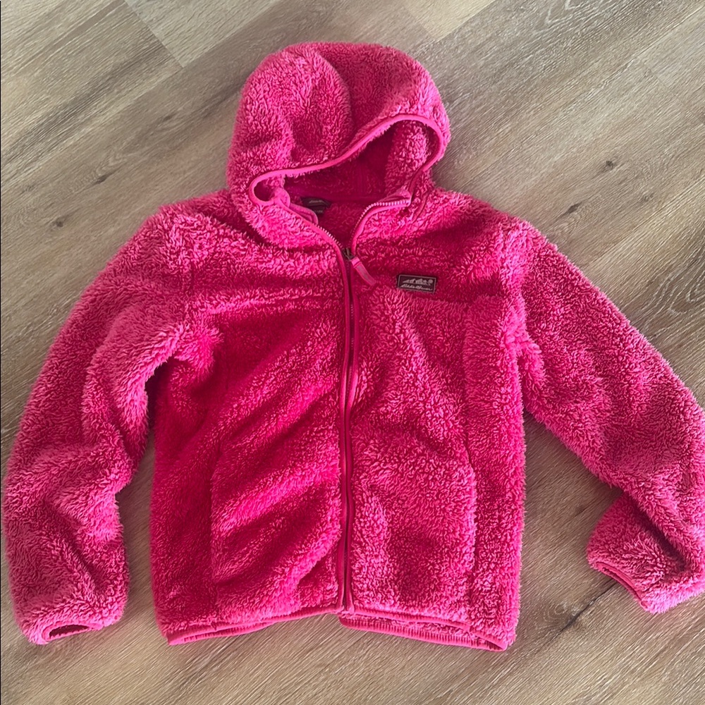Eddie Bauer Pink Plush Sweatshirt